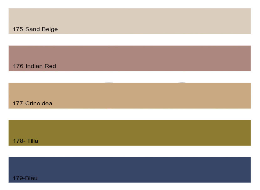 Couleurs peinture argile, 125 teintes 100% naturelles, commandez votre