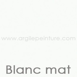 Peinture végétale: couleur Blanc mat