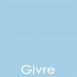 Peinture végétale: couleur Givre