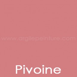 Peinture végétale: couleur Pivoine