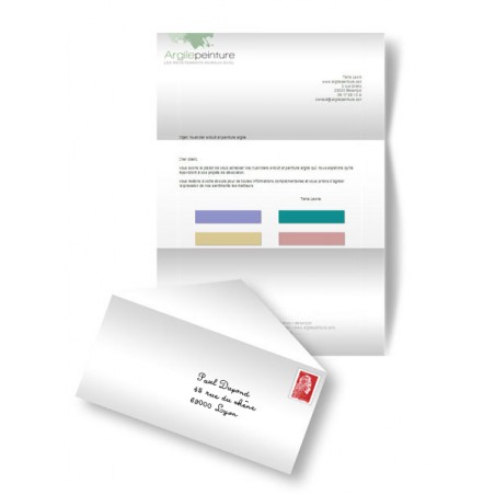 Peinture à l'argile: Teinte peinture au choix