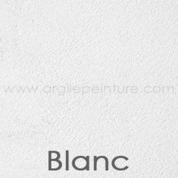 Enduit à l'argile: Blanc