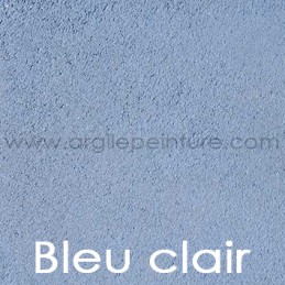 Enduit à l'argile: Bleu clair