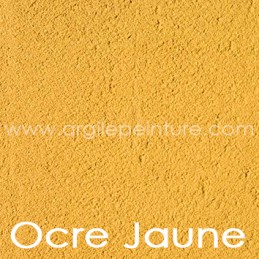 Enduit à l'argile: Ocre jaune