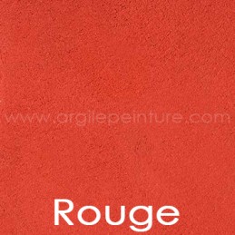 Enduit à l'argile: Rouge