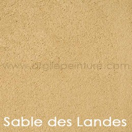 Enduit à l'argile: Sable des Landes