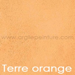 Enduit à l'argile: Terre orange