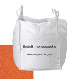 Big bag enduit monocouche terre rouge du royans 1000 kg