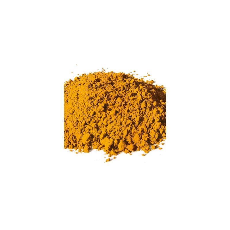 Pigment minéral, teinte: Ocre jaune de puisaye