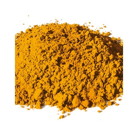 Pigment minéral, teinte: Ocre jaune de puisaye