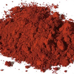 Pigment minéral, teinte: Ocre rouge apt