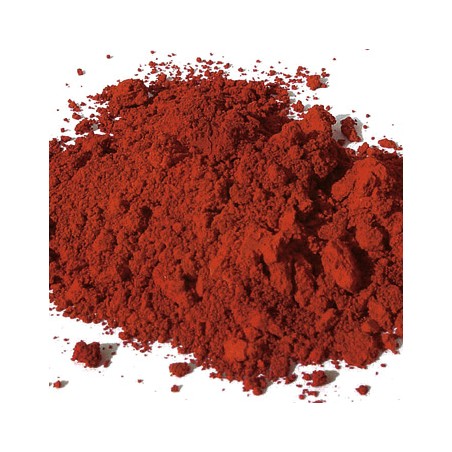 Pigment minéral, teinte: Ocre rouge apt