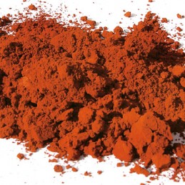 Pigment minéral, teinte: Ocre rouge foncé