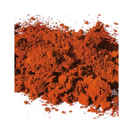 Pigment minéral, teinte: Ocre rouge foncé
