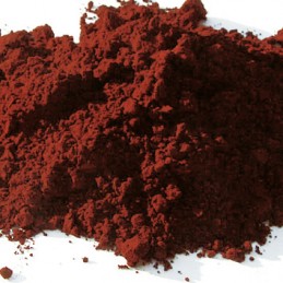 Pigment minéral, teinte: rouge vif madras