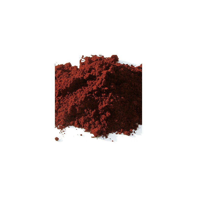 Pigment minéral, teinte: rouge vif madras