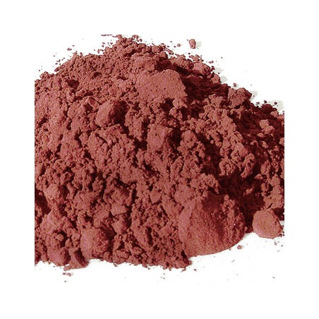 Pigment minéral, teinte: sienne calcinée
