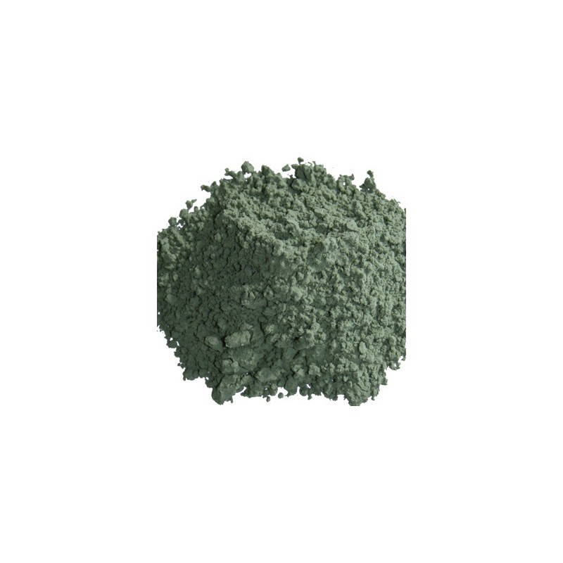 Pigment minéral, teinte: terre verte de bentonico
