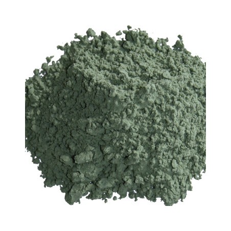 Pigment minéral, teinte: terre verte de bentonico
