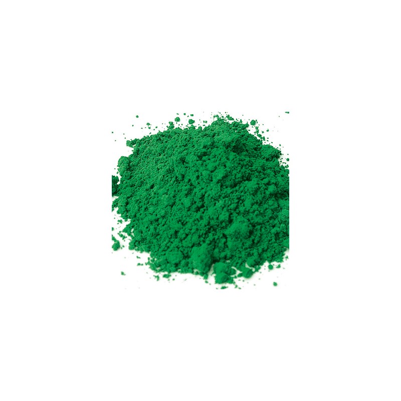 Pigment oxyde synthétique, teinte: Vert lumière déco (Oxyde de cobalt)