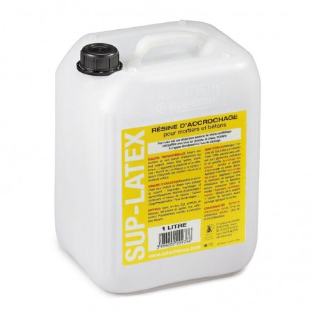 Sup latex, résine d'accrochage