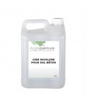 Cire incolore pour sol béton