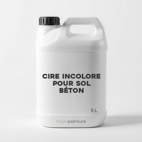 Cire incolore pour sol béton