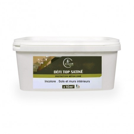 Protection pour béton ciré - Defi top satiné