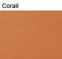 Peinture à la chaux, couleur: Corail
