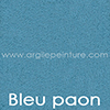 enduit argile Bleu paon