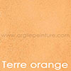 enduit argile terre orangée