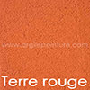 enduit argile terre rouge